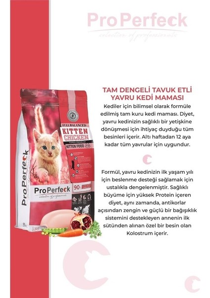 Yetkili Satıcı - Premium Tavuklu Narlı Havuçlu Yavru Kedi Maması 10 kg