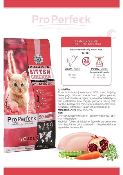 Yetkili Satıcı - Premium Tavuklu Narlı Havuçlu Yavru Kedi Maması 10 kg