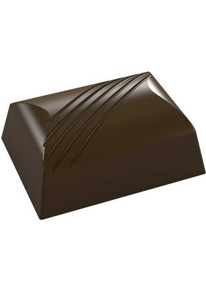 Polikaron Çikolata Kalıbı Rectangular Praline With Stripes Mould No: 22 fiyatları