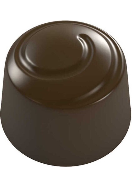 Polikaron Çikolata Kalıbı Round Praline With Swirl Mould No: 323 fiyatları