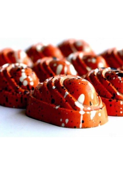 Polikaron Çikolata Kalıbı Oval Praline With Design Mould No: 382 fiyatları
