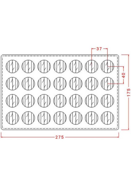 Polikaron Çikolata Kalıbı Bar Mould No: 485