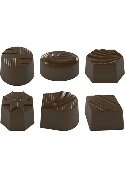 Polikarbon Çikolata Kalıbı Assorted Praline No: 17 fiyatları