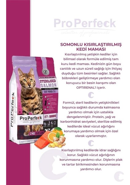 Yetkili Satıcı - Premium Kısırlaştırılmış Somonlu Portakallı Kedi Maması 10 kg fiyatları