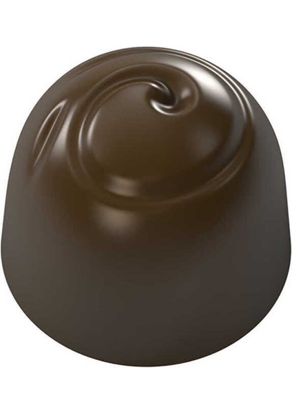 Polikaron Çikolata Kalıbı Round Praline With Swirl Mould No: 735 fiyatları
