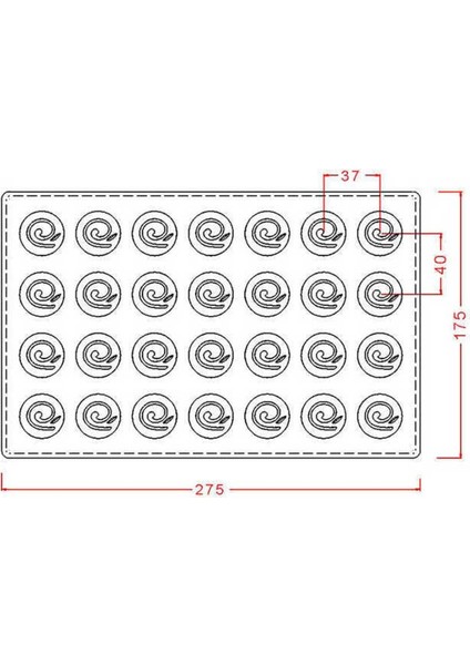 Polikaron Çikolata Kalıbı Round Praline With Swirl Mould No: 735 modelleri