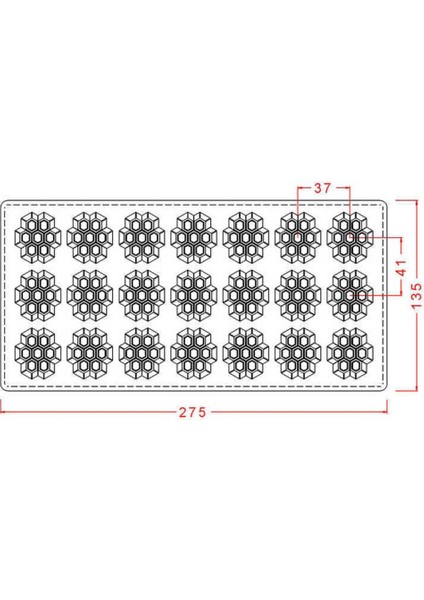Polikarbon Çikolata Kalıbı Honeycomb Praline Mould No: 53 modelleri