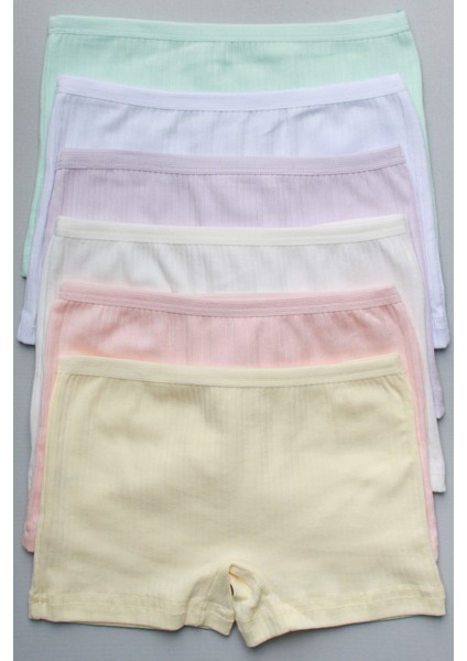 Kız Çocuk Boxer 6ADET/RENK Fitilli Pamuklu Premium Kalite fiyatları