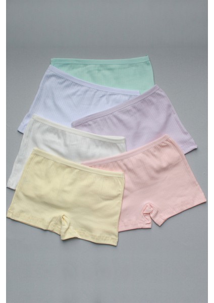 Kız Çocuk Boxer 6ADET/RENK Fitilli Pamuklu Premium Kalite fırsatları