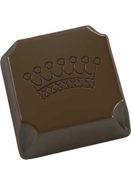 Polikaron Çikolata Kalıbı Square Praline With Crown Mould No: 259 fiyatları