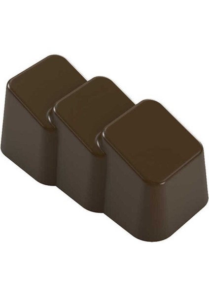 Polikarbon Çikolata Kalıbı Three Square Praline Mould No: 401 fiyatları