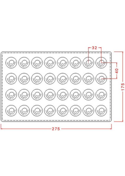 Polikaron Çikolata Kalıbı Round Praline With Swirl Mould No: 140 modelleri
