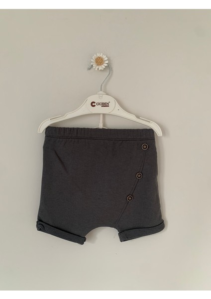Erkek Bebek Çizgi Detaylı Yazlık Şort Takımı modelleri