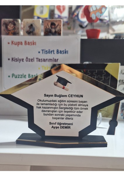 Dc Kırtasiye Baskı Mezuniyet Plaket