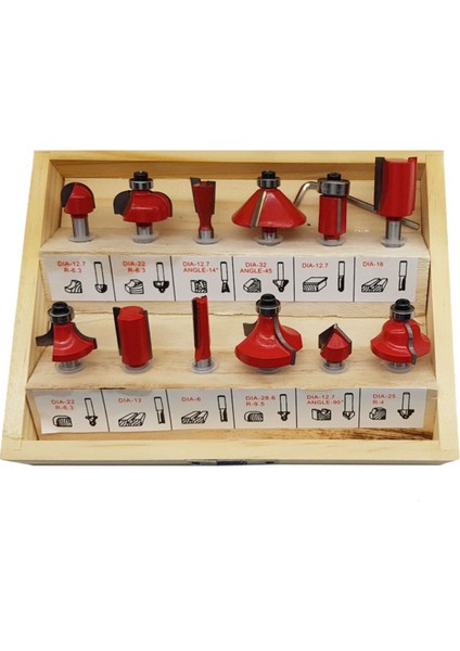 Ctn Paltava 12 Parça Ahşap Ahşap Freze Işleme Oyma Seti 6 mm fiyatları