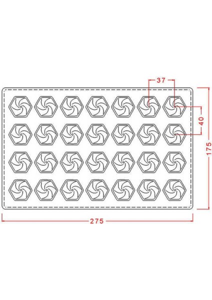 Polikarbon Çikolata Kalıbı Dome Praline With Indent Mould No: 379 modelleri