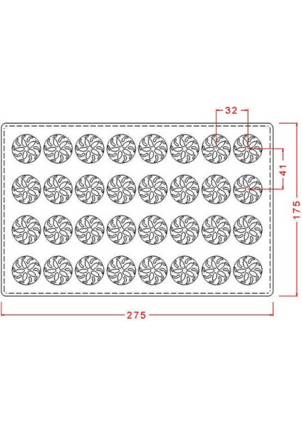 Polikaron Çikolata Kalıbı Dome Praline With Indent Mould No: 368 modelleri