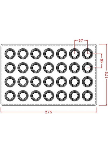 Polikaron Çikolata Kalıbı Multi-Level Round Praline No: 618