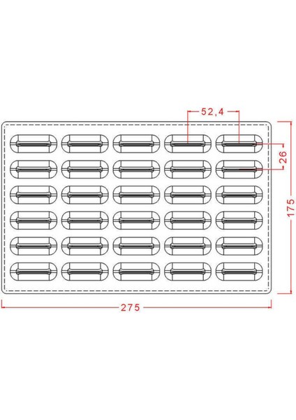 Polikaron Çikolata Kalıbı Oval Praline Mould No: 31 modelleri