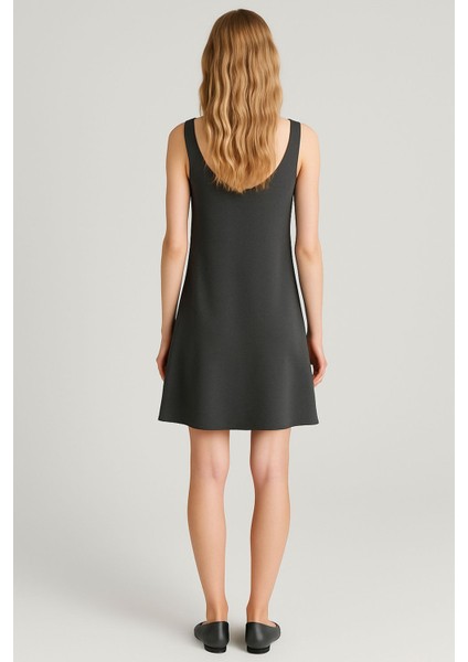 A Kesim Pamuklu Kalın Askılı Atlet Elbise fırsatları