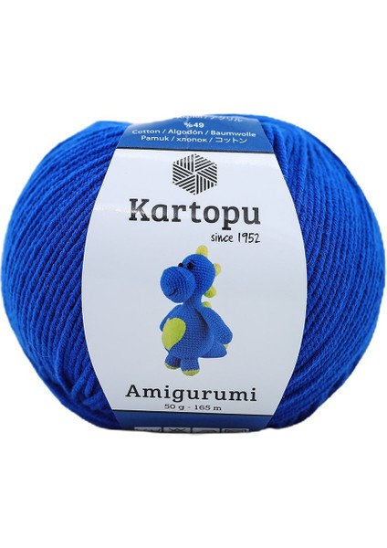 Amigurumi Oyuncak Punch Panç Örgü Ipi K621 Saks Mavi