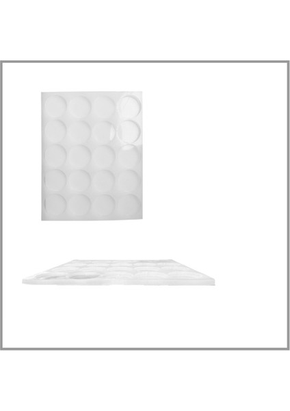 Epoksi Silikon Kalıbı Daire Magnet 5 cm 20'li fiyatları