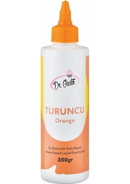 Turuncu Sıvı Gıda Boyası 250 gr