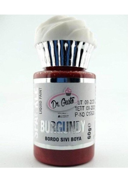 Metalik Sıvı Boya Bordo 60 gr