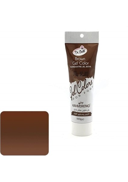 Kahverengi Tüp Jel Boya 100 gr