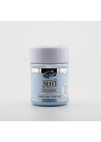 Mavi Yenilebilir Yaldız Toz Boya 50 gr