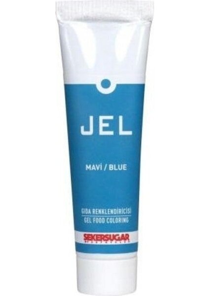 Yenilebilir Jel Gıda Boyası 100 ml Mavi