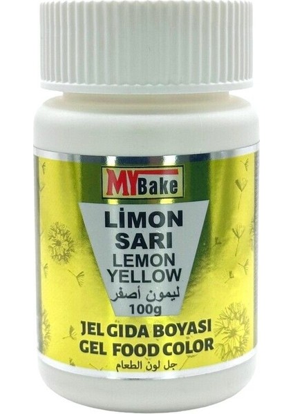 Jel Gıda Boyası Sarı 100 gr