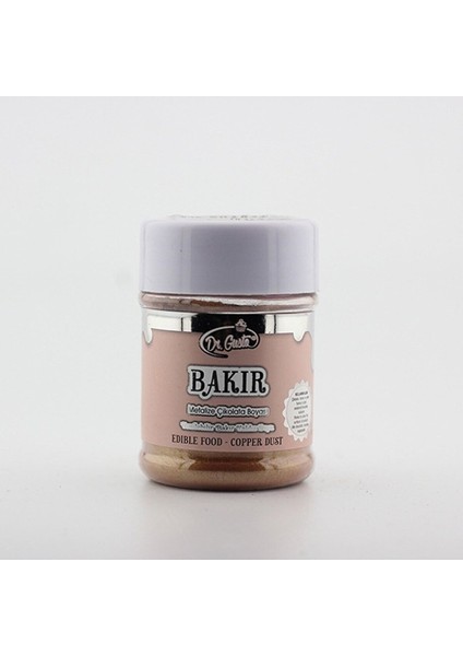 Bakır Yenilebilir Yaldız Toz Boya 50 gr