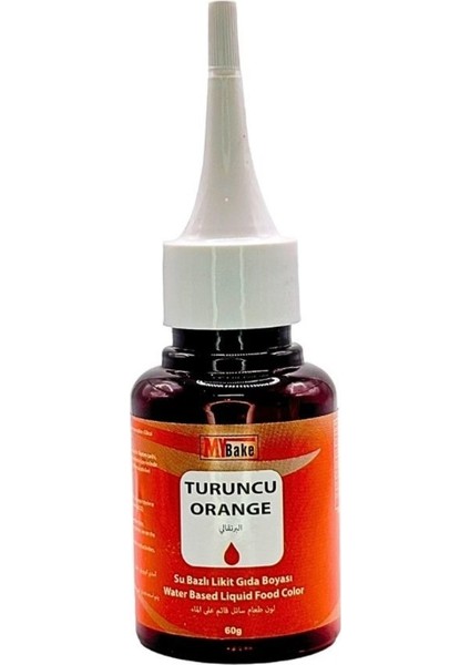 Sıvı Gıda Boyası 60GR Turuncu