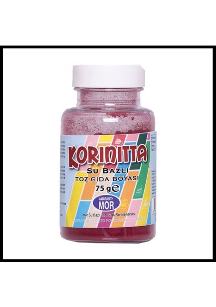 Yenilebilir Su Bazlı Toz Gıda Boyası 75 gr Mor