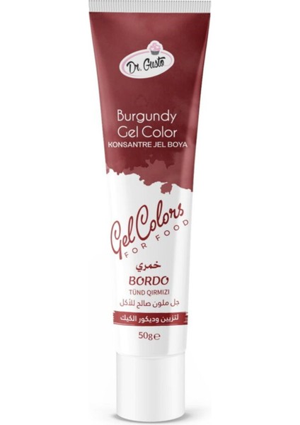 50 gr Jel Boya Tüp Bordo