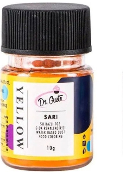 Su Bazlı Sarı Toz Gıda Boyası 10 gr fiyatları