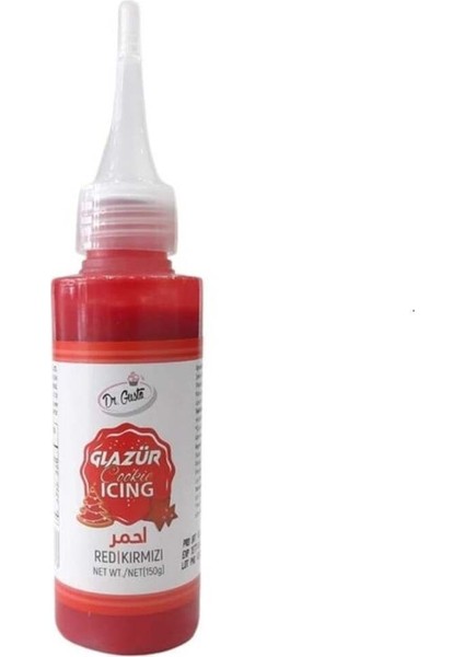 Glazür Cookie İçin Kırmızı 150gr