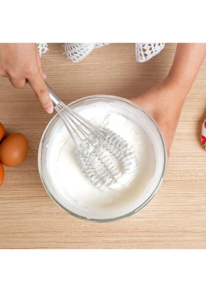 Helezon Yaylı Çırpıcı 304 Paslanmaz Çelik Makarna Çırpıcı Çırpma Teli 721749