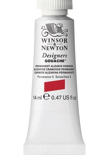 Designer's Gouache 14ML Permanent Alizarin Crimson 466 S.3