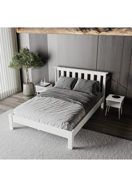 Shark New Komodin Set Mdf Karyola | Kolay Kurulum modelleri