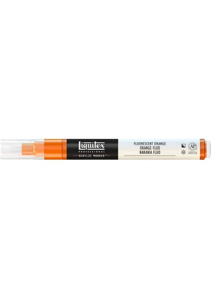 Professional Akrilik Markör Ince Uç 2mm Fluorescent Orange 982