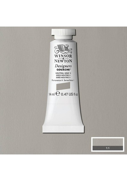 Designer's Gouache 14ML Neutral Grey 436 S.1