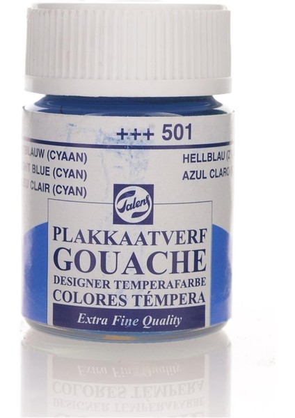 501 Light Blue Cyan Guaj Boya 16 ml