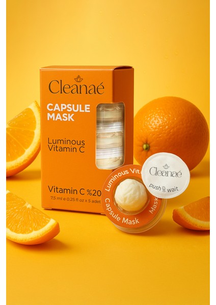 Cleanaé Luminous Vitamin C Kapsül Maske