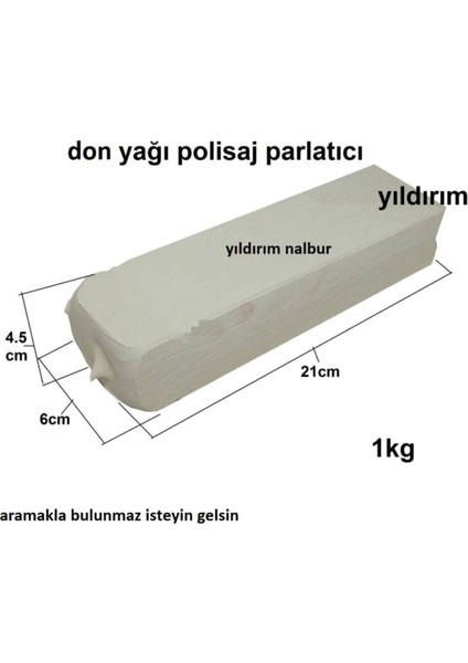 Don Yağı Polisaj Parlatma Yağı Metal Parlatma Cila 1 kg fiyatları