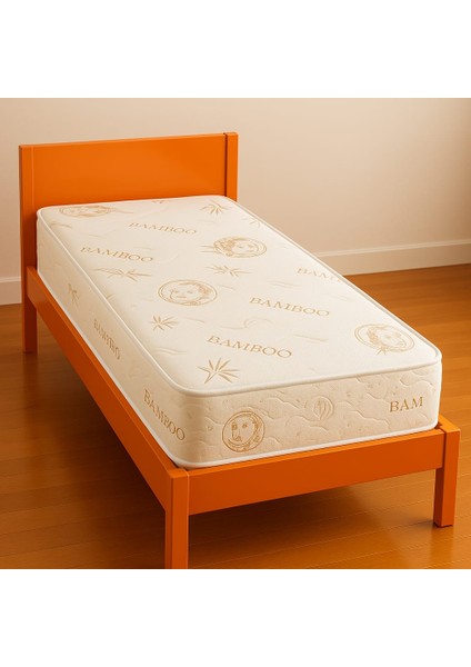 90X190X20 Bambu Kumaş Yaysız Sünger Yatak