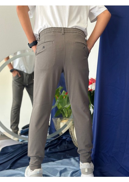Erkek Pantolon Haki Jogger Pantolon modelleri