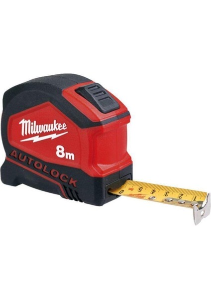 Milwaukee T4932464664 Ağır Hizmet Tipi Autolock Şerit Metre 8m