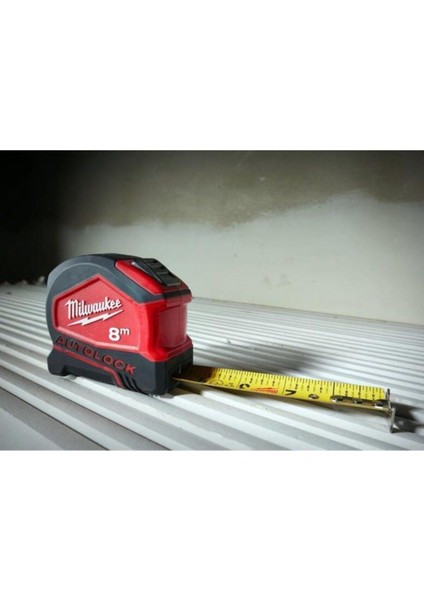 Milwaukee T4932464664 Ağır Hizmet Tipi Autolock Şerit Metre 8m
